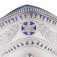 A Set of Four George III Pierced Silver Salt Cellars