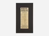 [Americana] [Oil Rush] Philad'a & Elmira Rail Road Line! "Catawissa Route." To All Points West Direct Route to the Oil Regions! Of Pennsylvania...