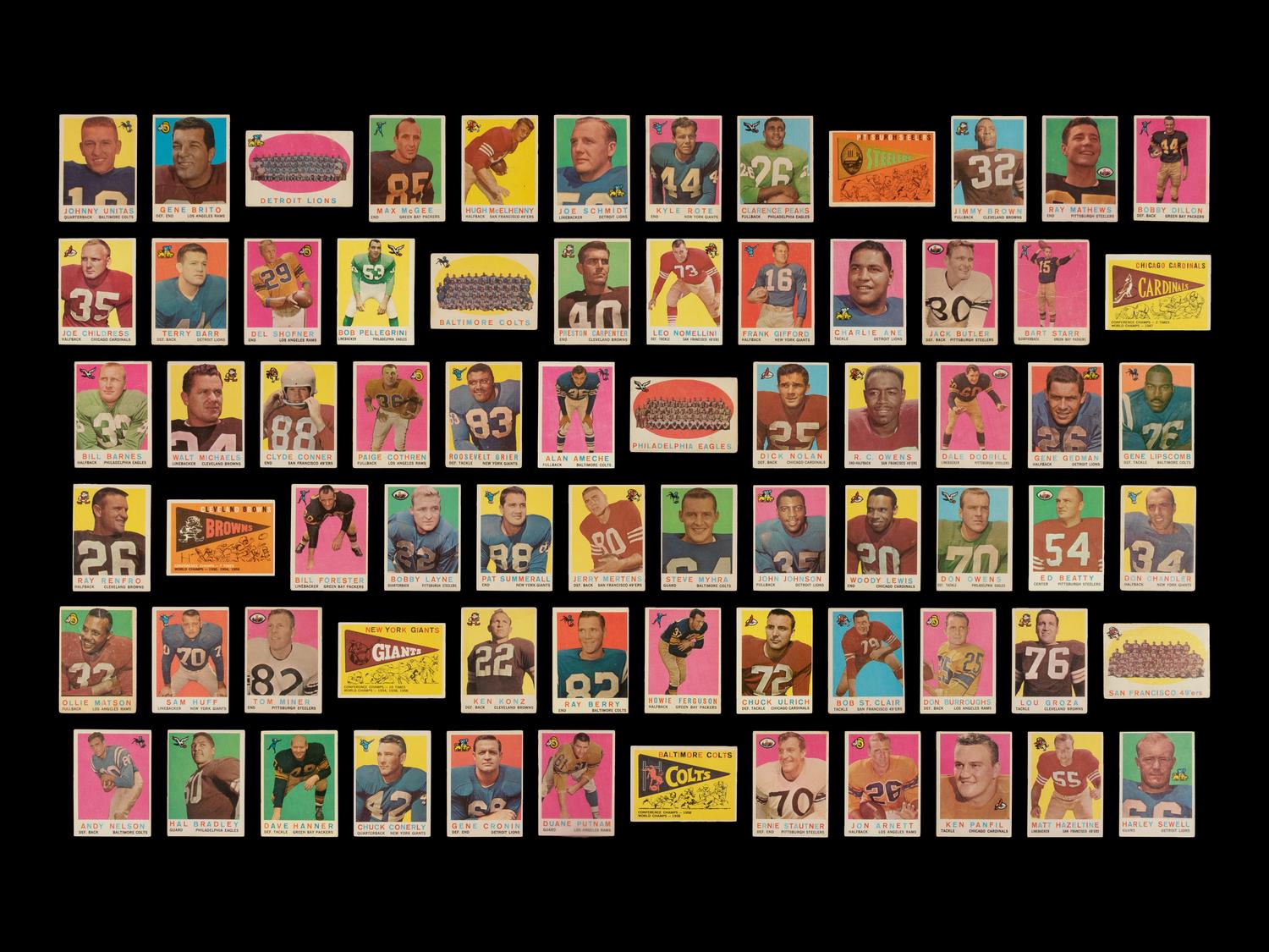 A Near Set of 1959 Topps Football Cards (175/176)