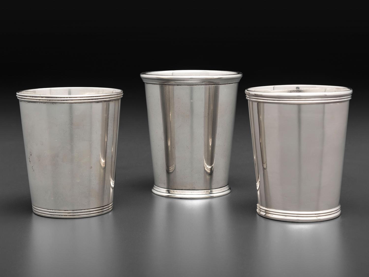 Three American Silver Julep Cups