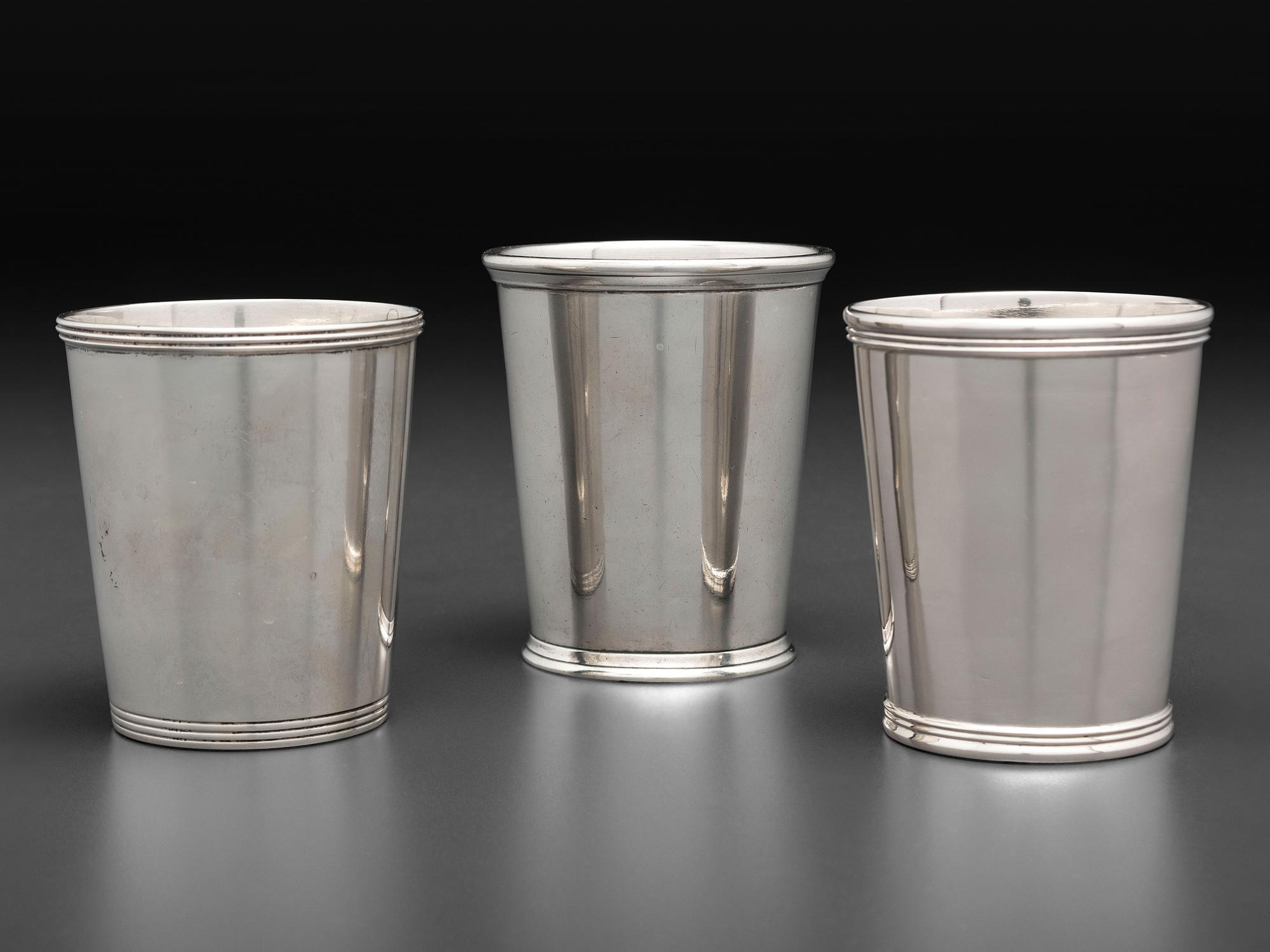 Three American Silver Julep Cups