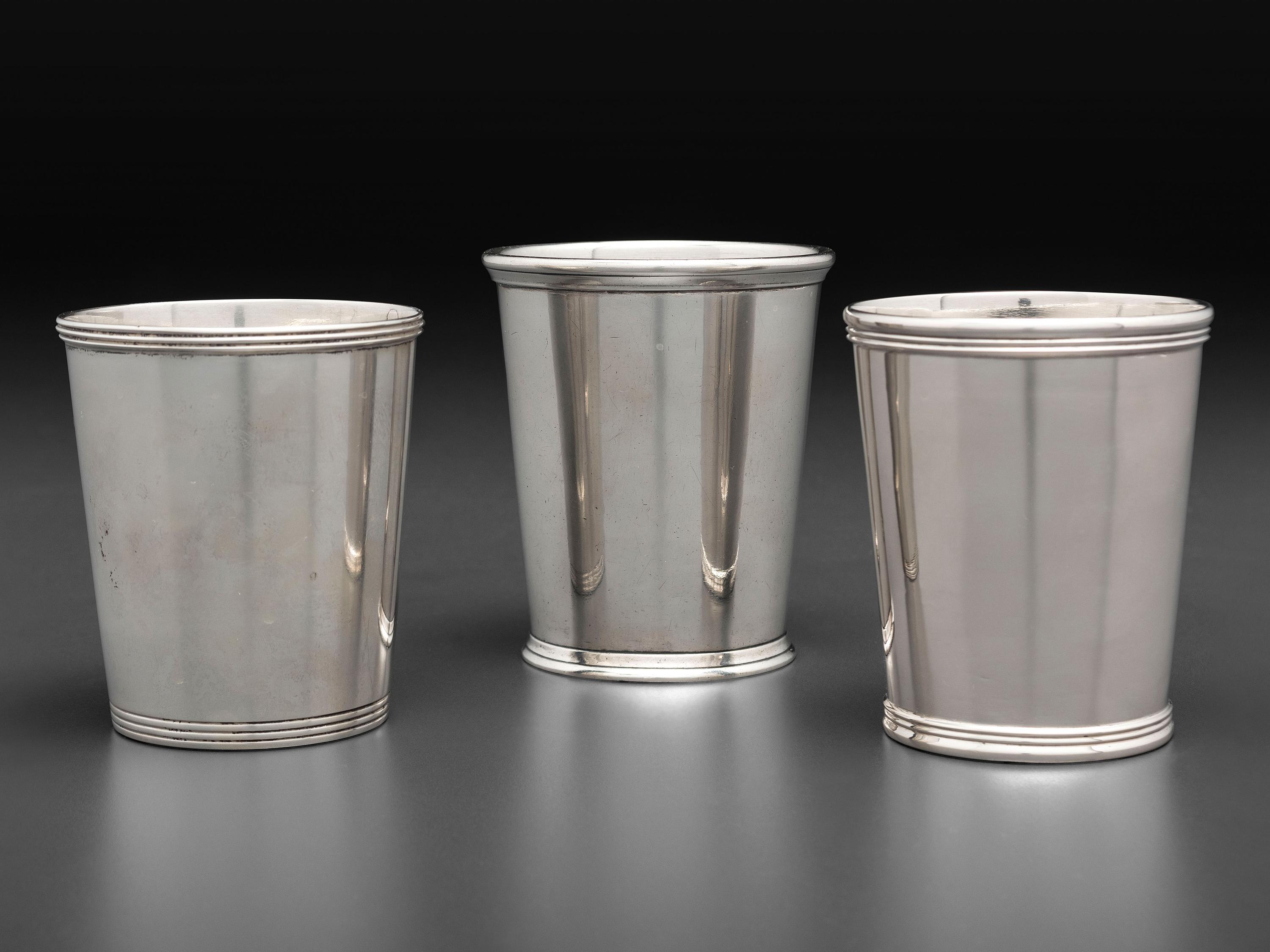 Three American Silver Julep Cups