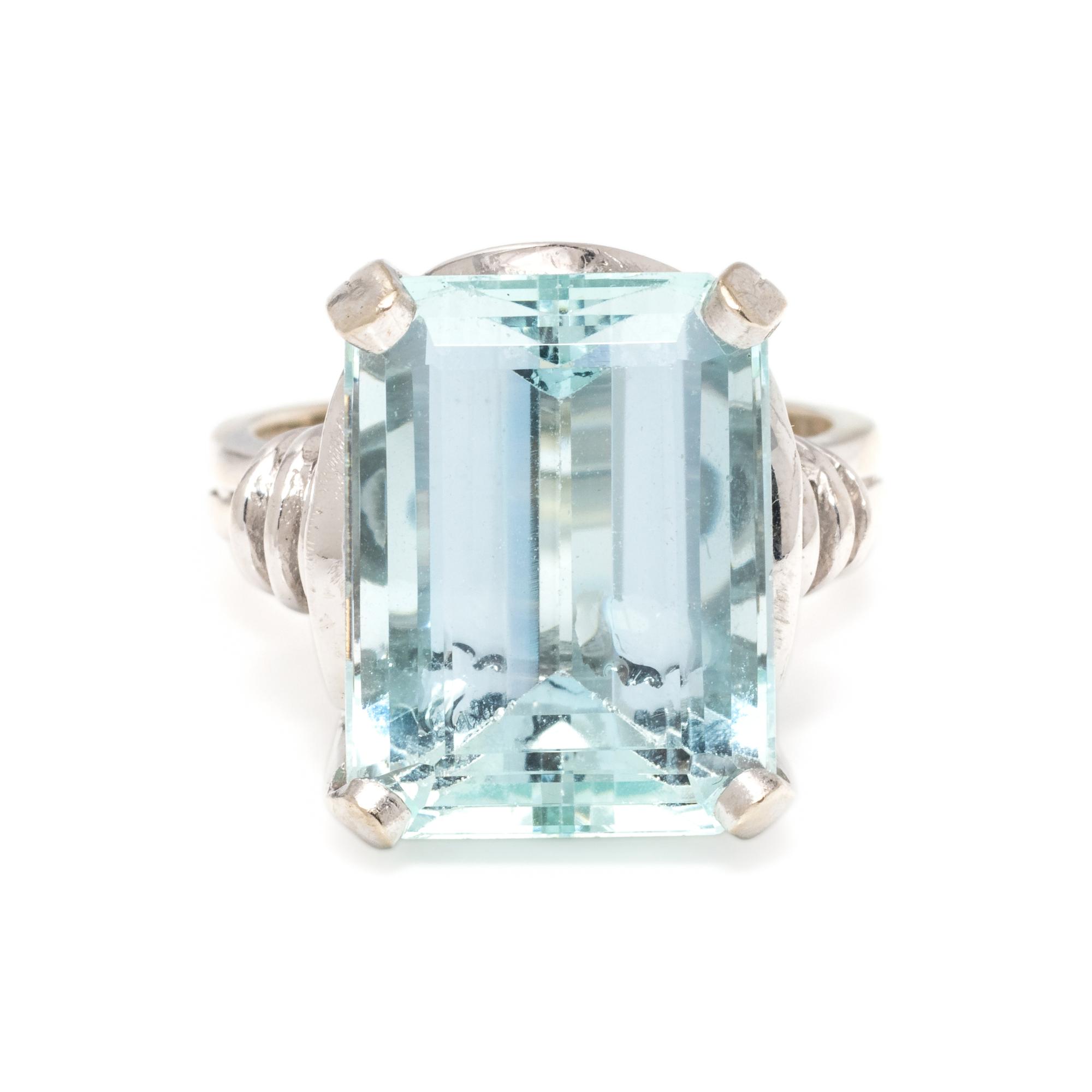 AQUAMARINE RING