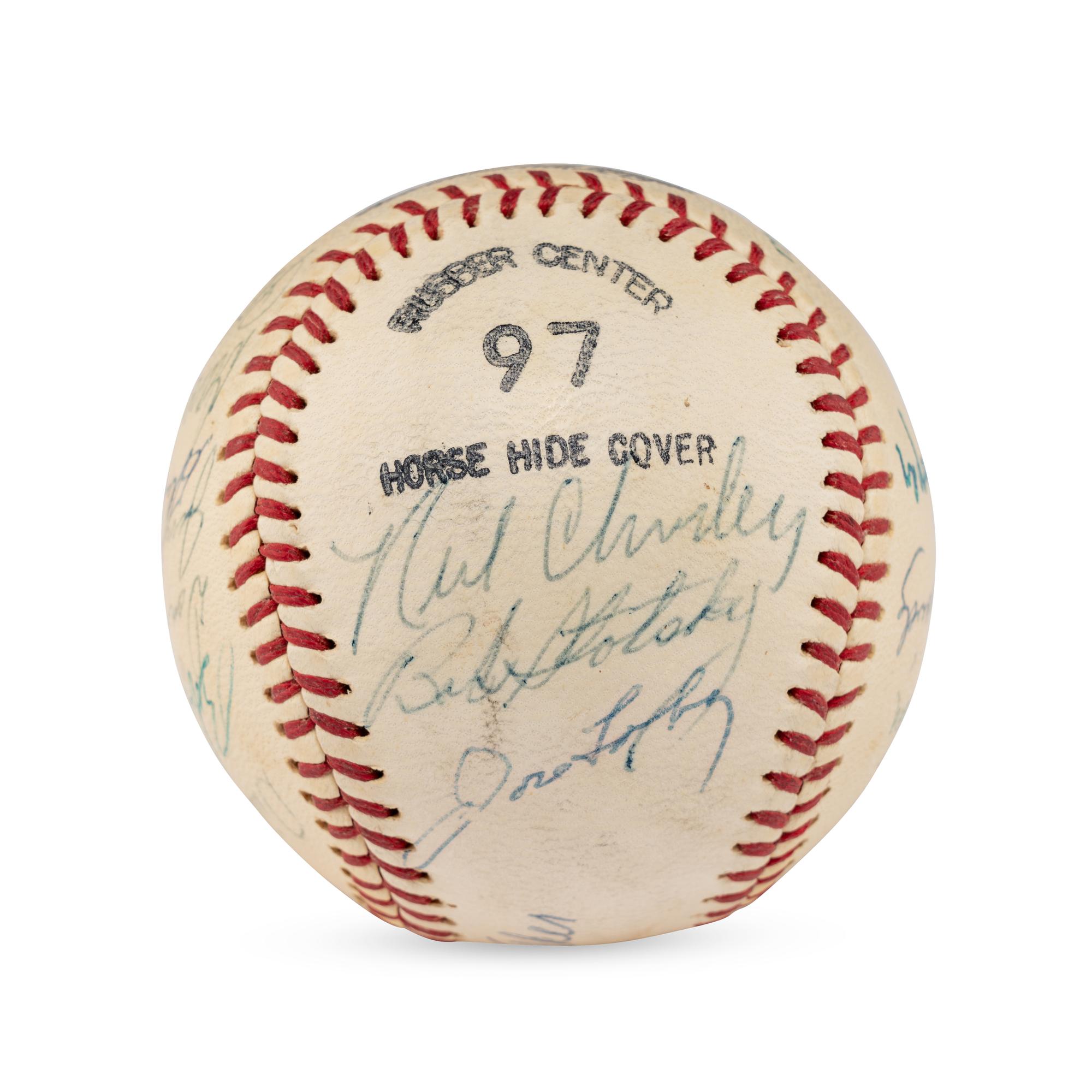 A 1964 Jacksonville Suns Team Signed Autograph Baseball