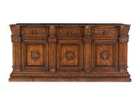 An Italian Baroque Style Walnut Serving Cabinet