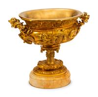 A Large French Gilt Bronze Jardiniere