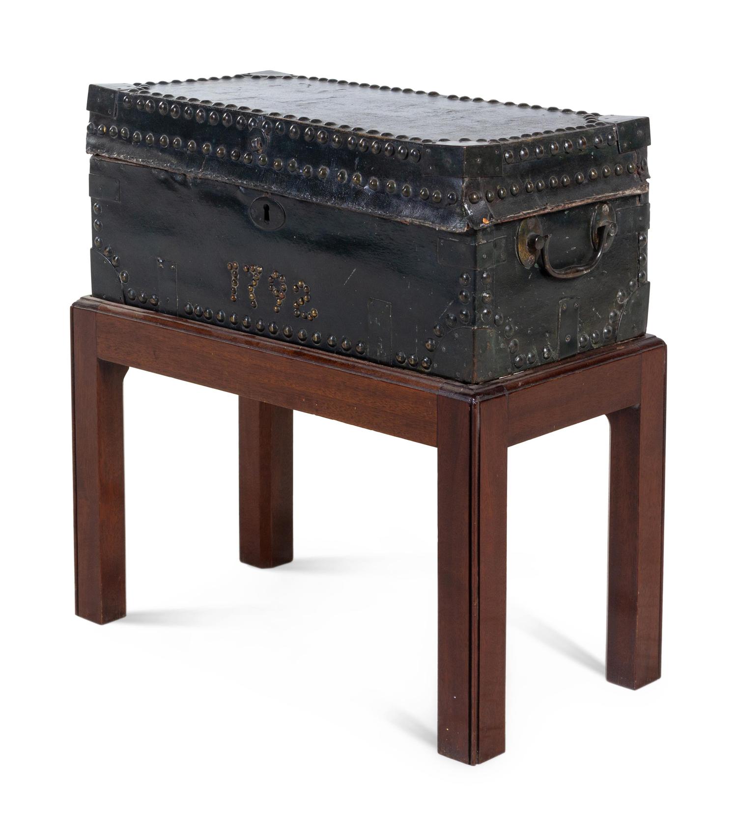 A Studded Leather Trunk