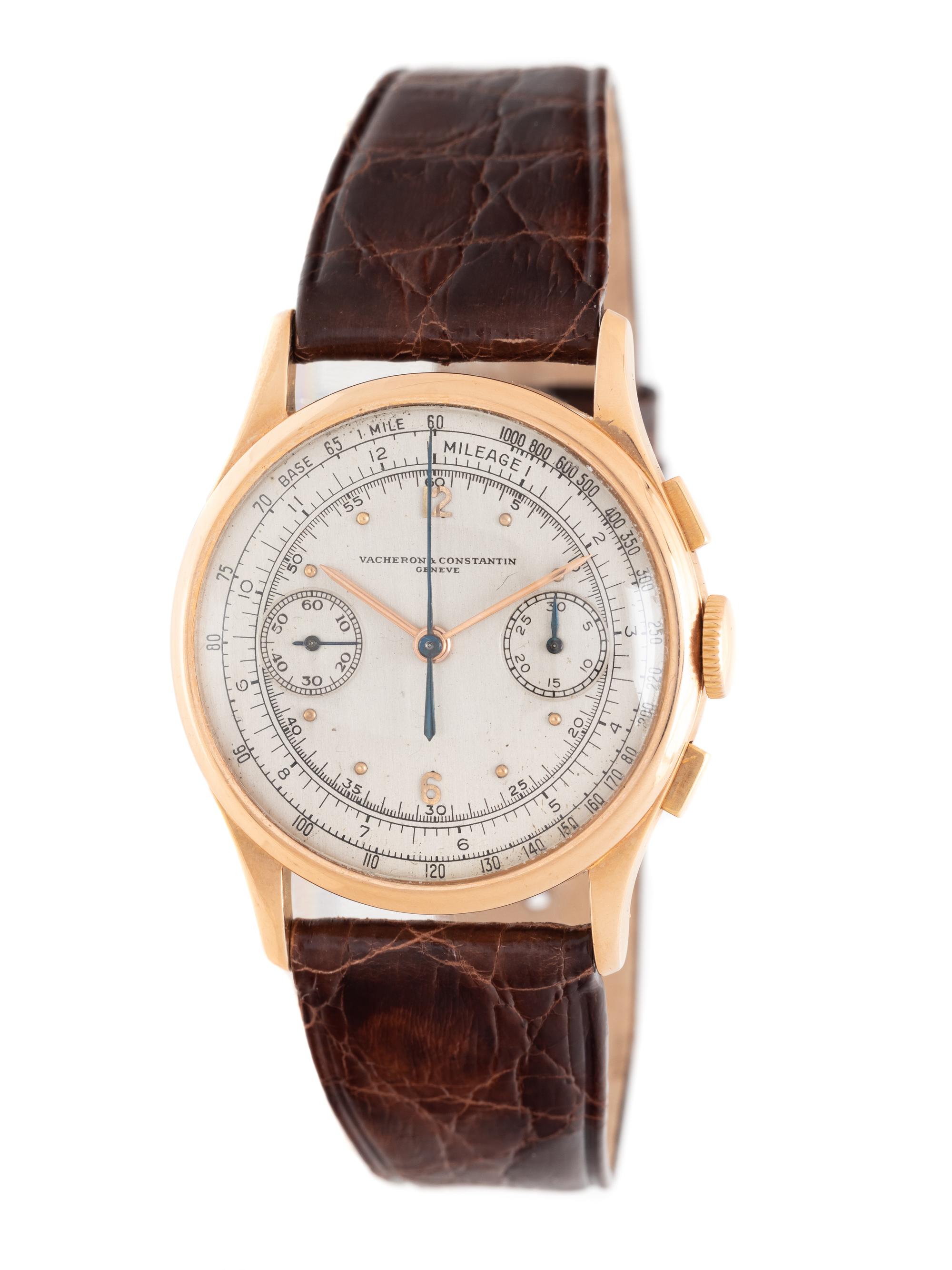 VACHERON & CONSTANTIN, 18K ROSE GOLD CHRONOGRAPH WATCH
