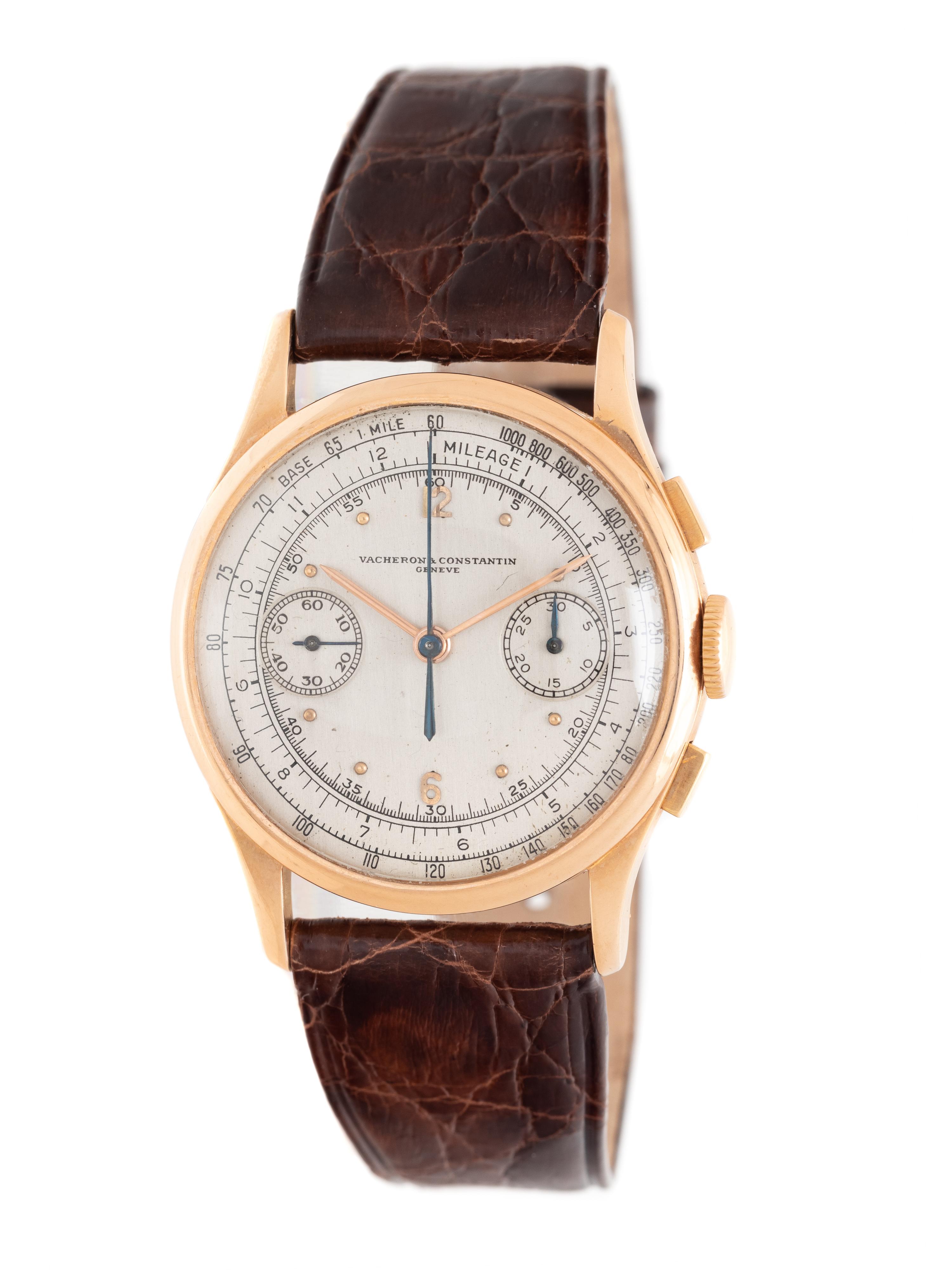VACHERON & CONSTANTIN, 18K ROSE GOLD CHRONOGRAPH WATCH