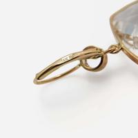 A 14K Yellow Gold and Rock Crystal Suite