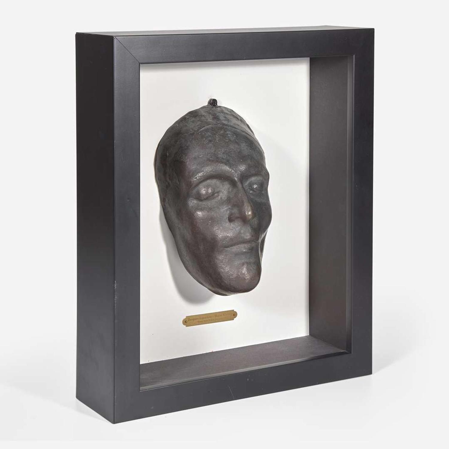 After Moïse Kisling (French/Polish, 1891-1953) and Jacques Lipchitz (American/French, 1891-1973) Bronze Death Mask of Modigliani