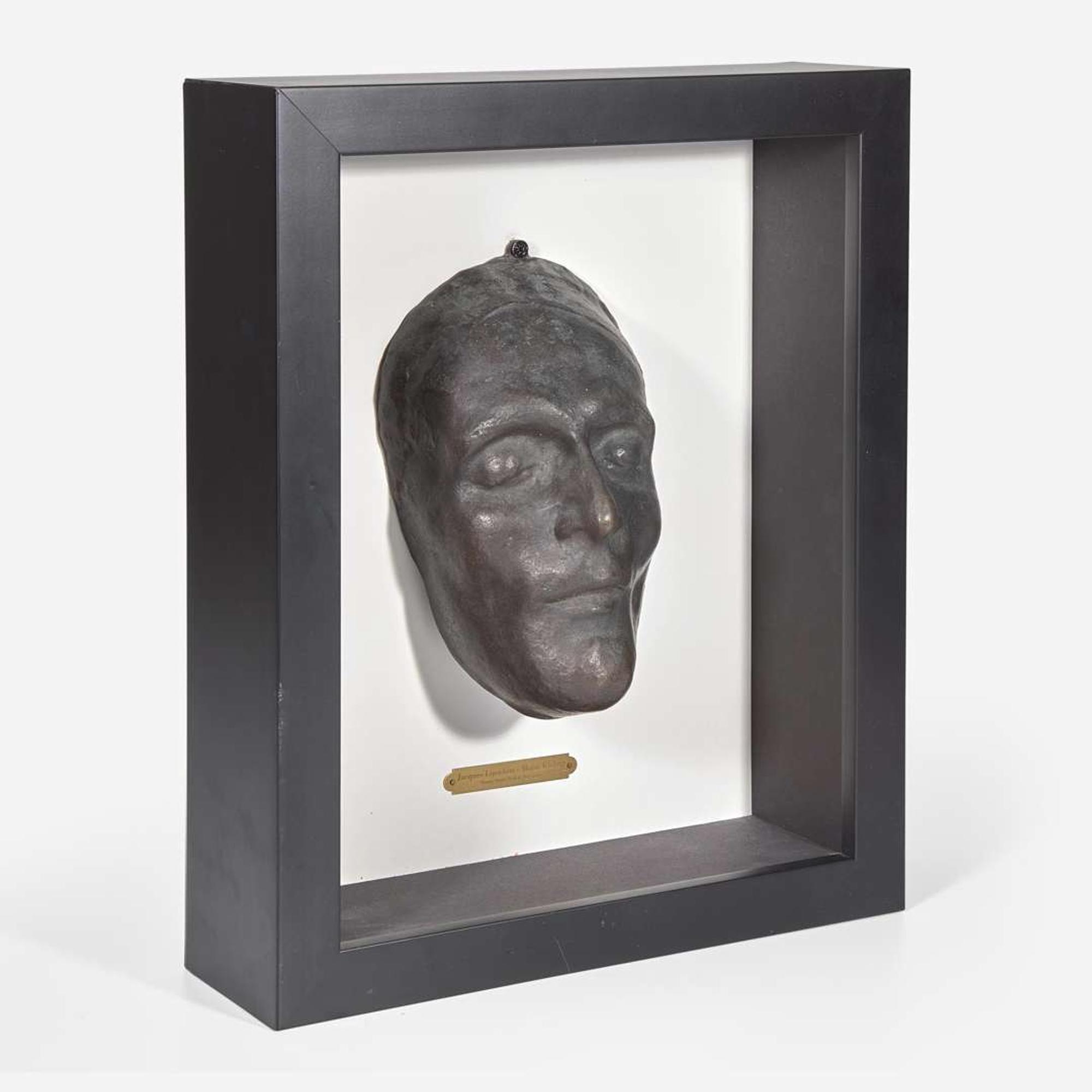 After Moïse Kisling (French/Polish, 1891-1953) and Jacques Lipchitz (American/French, 1891-1973) Bronze Death Mask of Modigliani