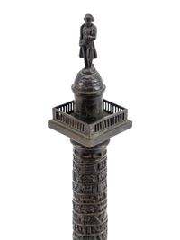 A Grand Tour Bronze Model of the Vendôme Column