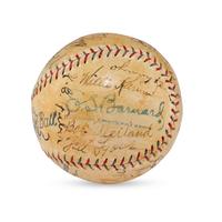 A 1929 Chicago White Sox Team Signed Autograph Baseball (Beckett Authentication Services)