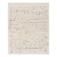 [Civil War - Gettysburg]. Warner, John Riddle (1827-1894). Autograph letter signed ("John R.W.") to General George Meade, [Gettysburg, PA, ca 1863].