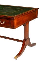 A George III Style Mahogany Library Table