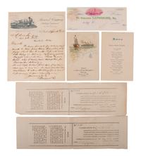 [TRANSPORTATION]. Ephemera associated with various forms of transportation.