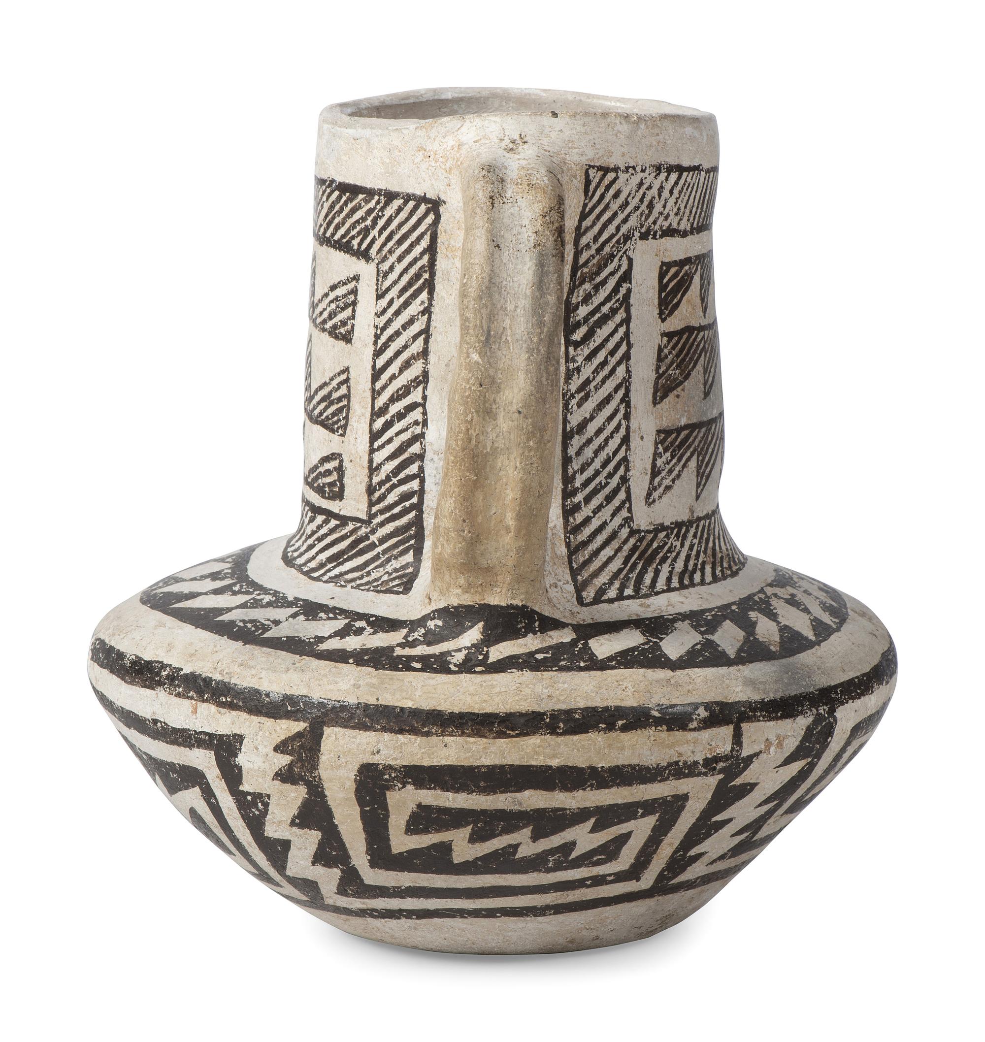 Ancestral Pueblo, Chaco Black-on-White Pitcher
