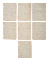 [SLAVERY] -- [RECONSTRUCTION]. Small archive of photographs and documents associated with Fannie "Cook" Sims (ca 1850-1943), a freed woman who worked as a domestic laborer in Chester County, South Carolina.