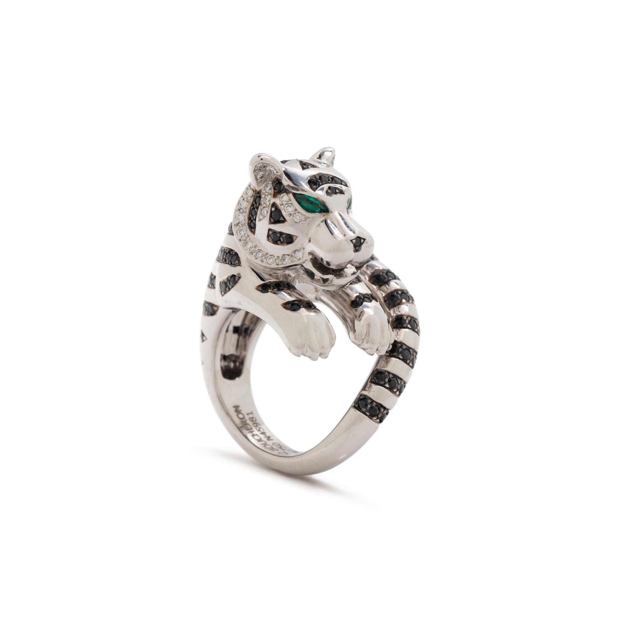 BOUCHERON, DIAMOND, MULTIGEM 'BAGHA' TIGER RING