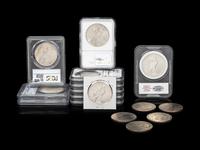 Eleven Peace $1 Coins (NGC & PCGS)