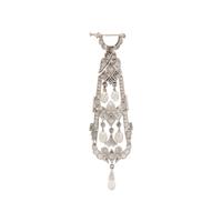 EDWARDIAN, PLATINUM AND DIAMOND PENDANT NECKLACE