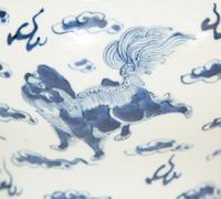 Two Pairs of Chinese Blue and White Porcelain Jardinières