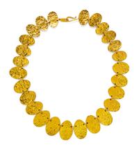 Anne Dick Vintage Brutalist Bronze Necklace, 1960-70s