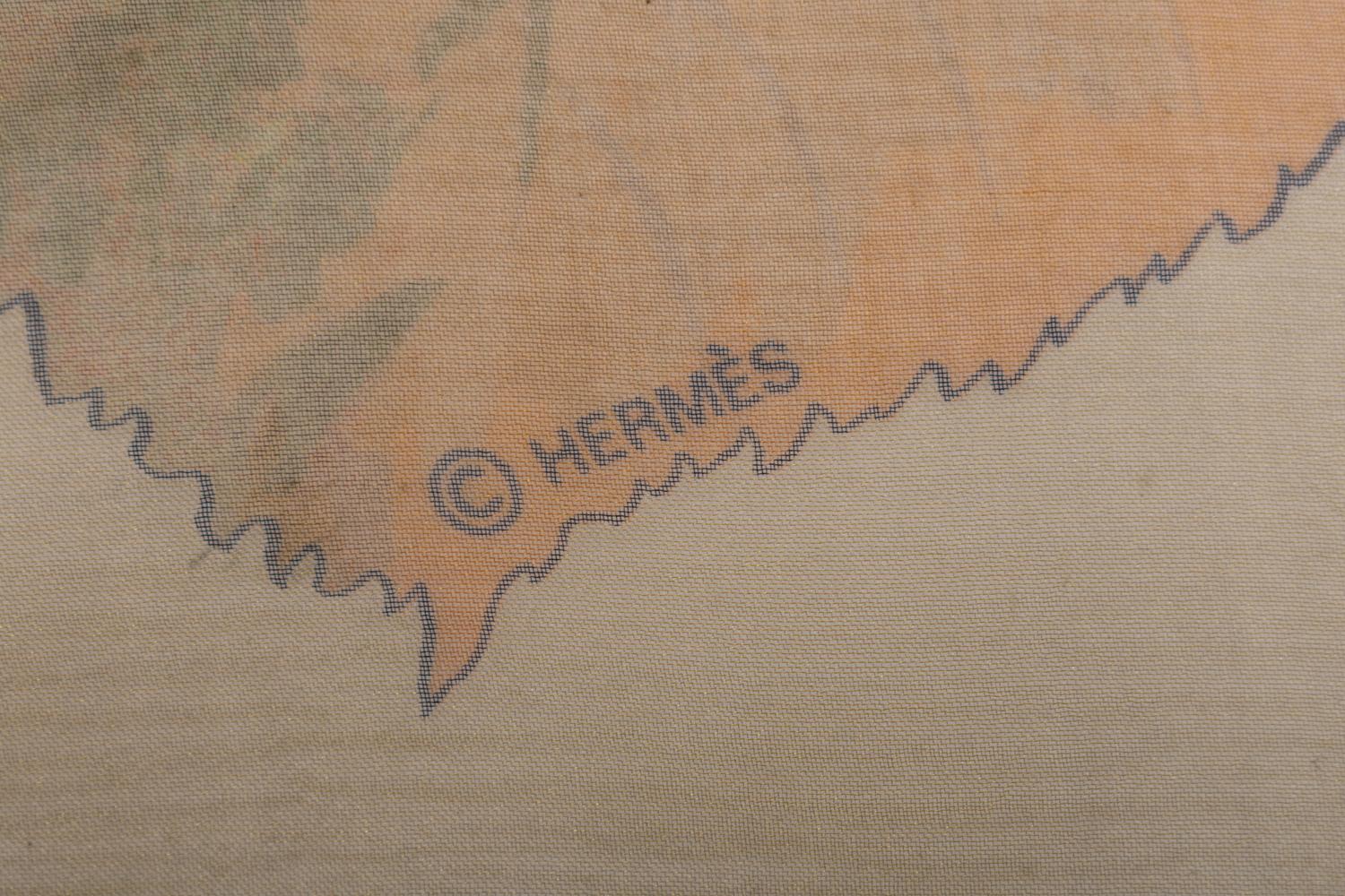 Three Hermès Silk Chiffon Scarves