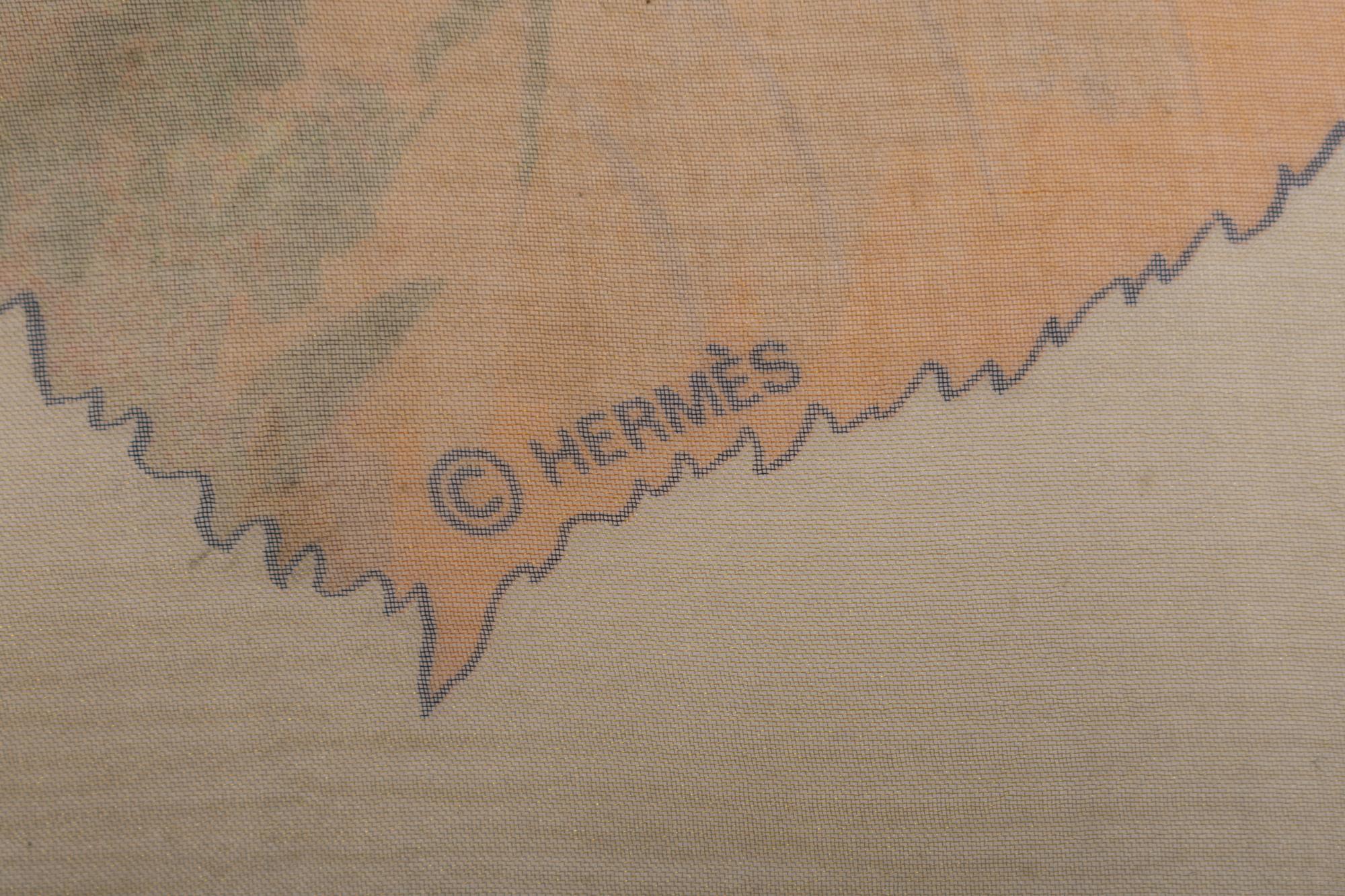 Three Hermès Silk Chiffon Scarves