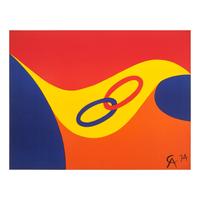 Alexander Calder (American, 1898-1976) — Five works from Flying Colors, 1974