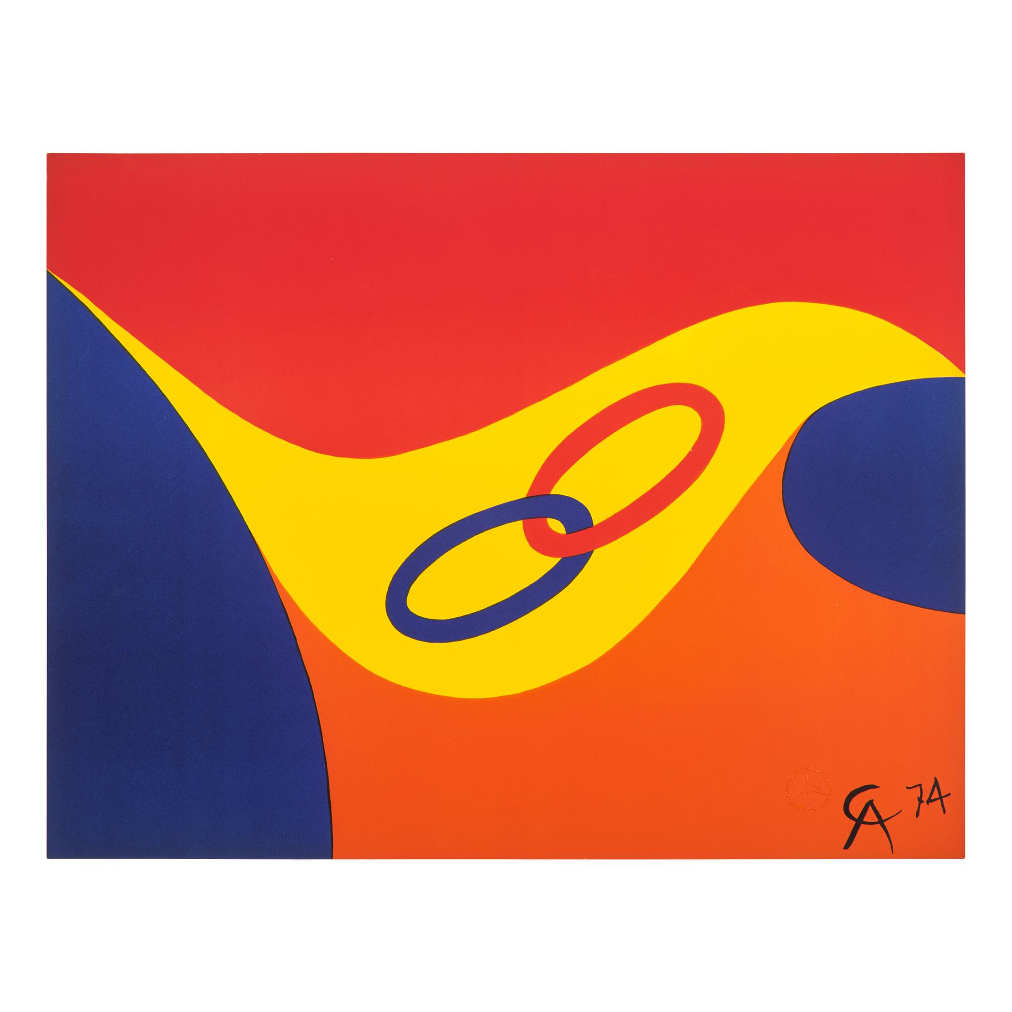 Alexander Calder (American, 1898-1976) — Five works from Flying Colors, 1974