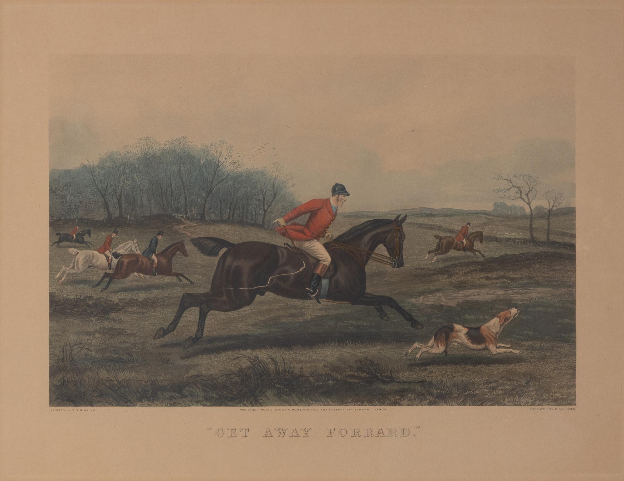 A Pair of English Hunting Prints