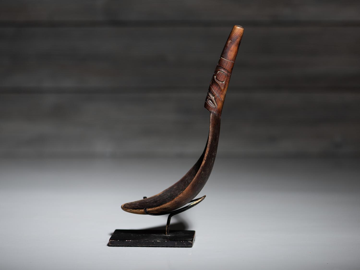 Northwest Coast Carved Wooden Spoon