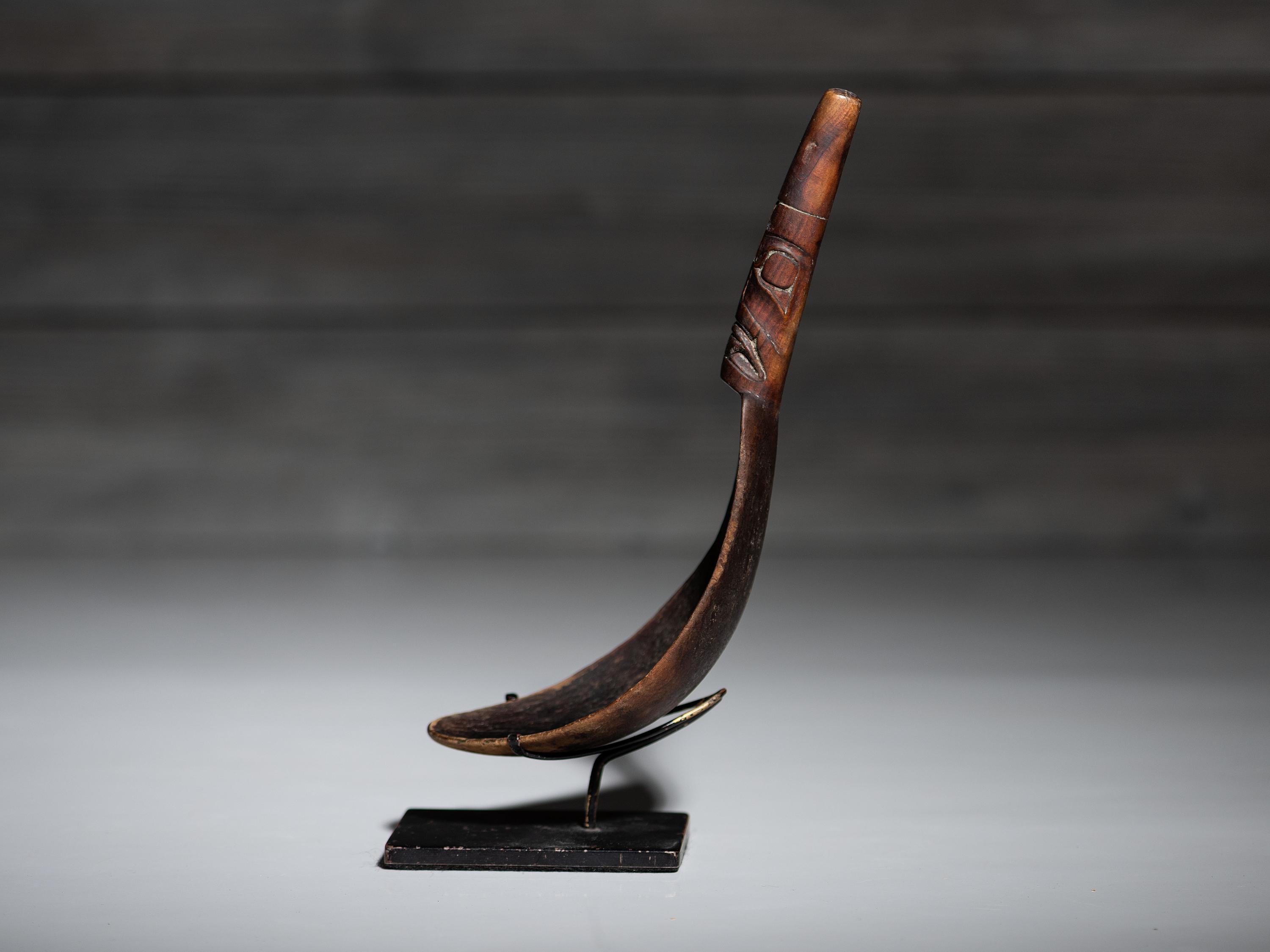 Northwest Coast Carved Wooden Spoon