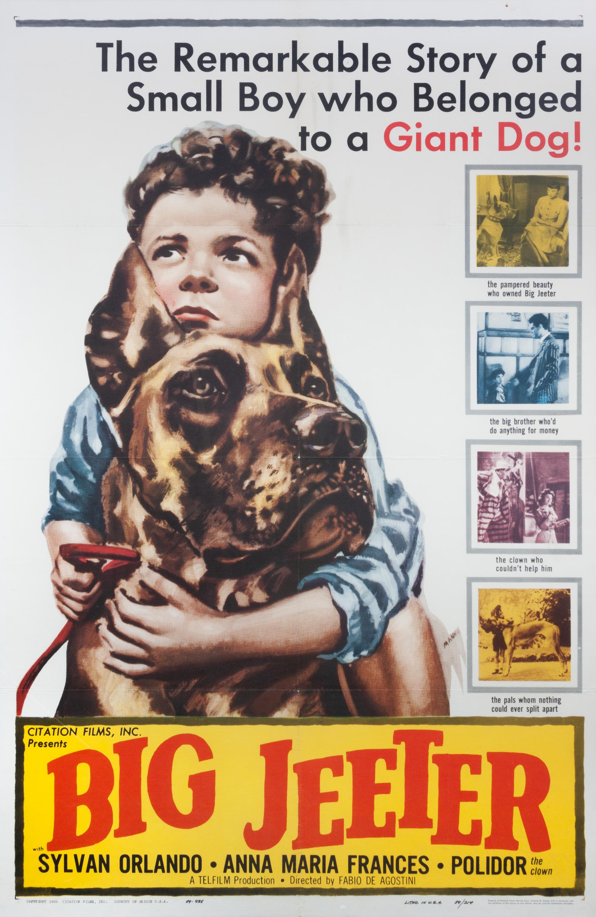 A Group of Eighteen Movie and Entertainment Posters depicting Various Dog Breeds Largest: 30 x 40 1/4 inches.