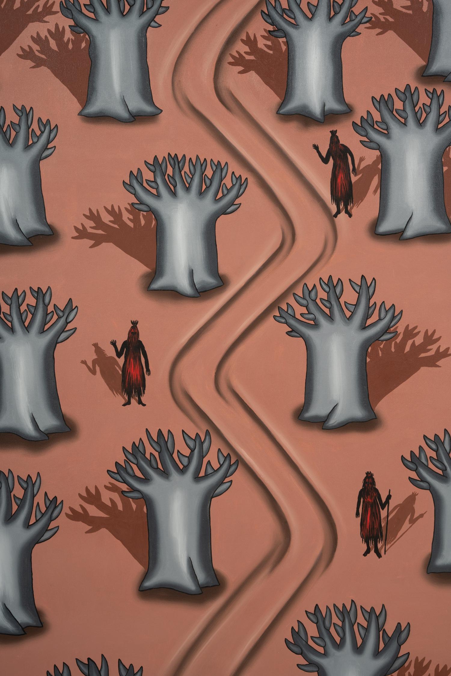 Crossing the Bandiagara Escarpment With Baobab Trees and Dogon Dancers