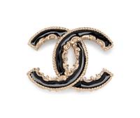 Chanel Pearl and Chain Necklace and Chanel Pin, 2013-14