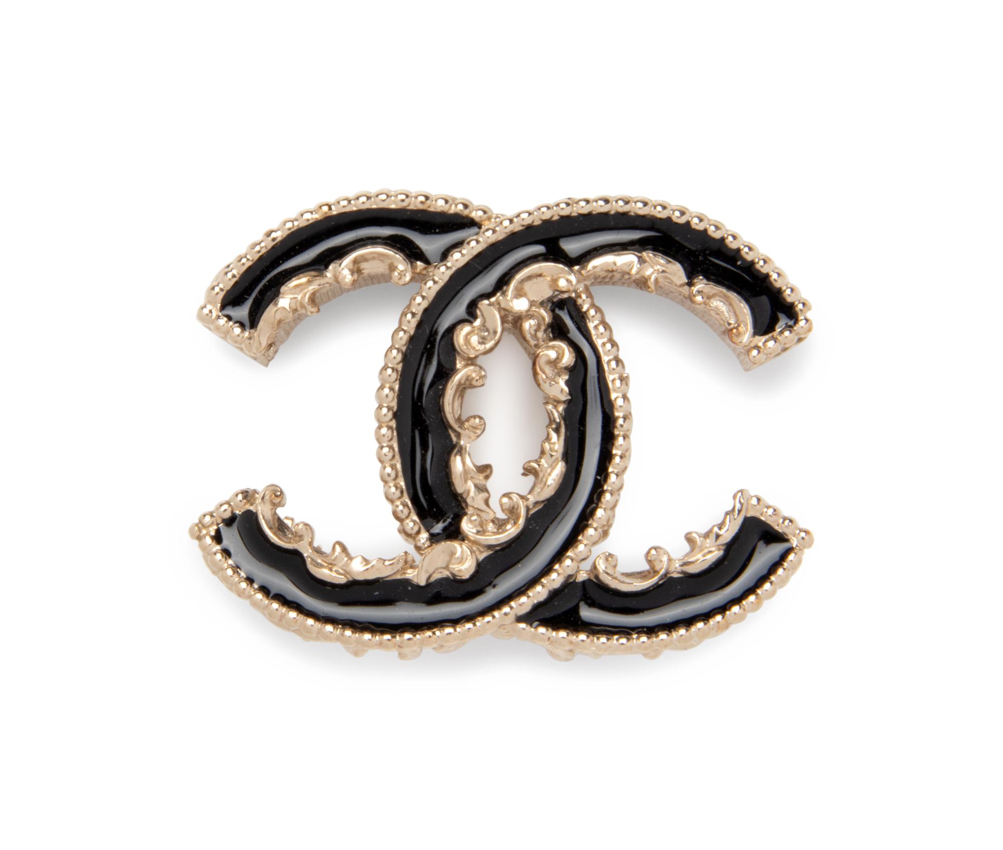 Chanel Pearl and Chain Necklace and Chanel Pin, 2013-14