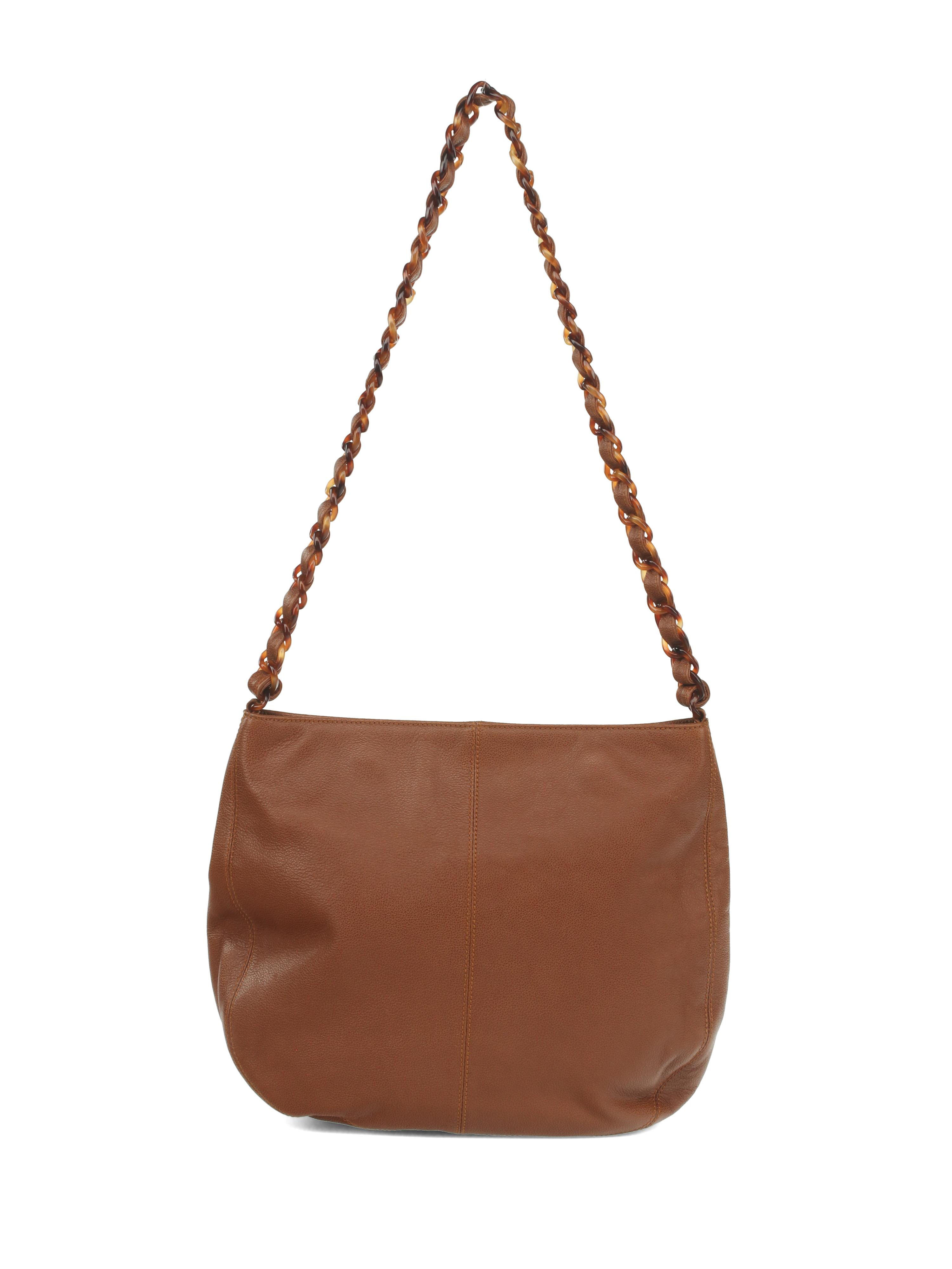 Chanel Crossbody Bag With Faux Tortoise Chain
