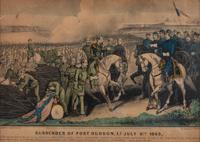 [CIVIL WAR]. A group of 6 prints featuring Civil War scenes and personalities, highlighted by tobacco advertisement illustrating Stonewall Jackson.
