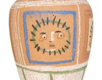 Vase au décor pastel (A.R. 190)