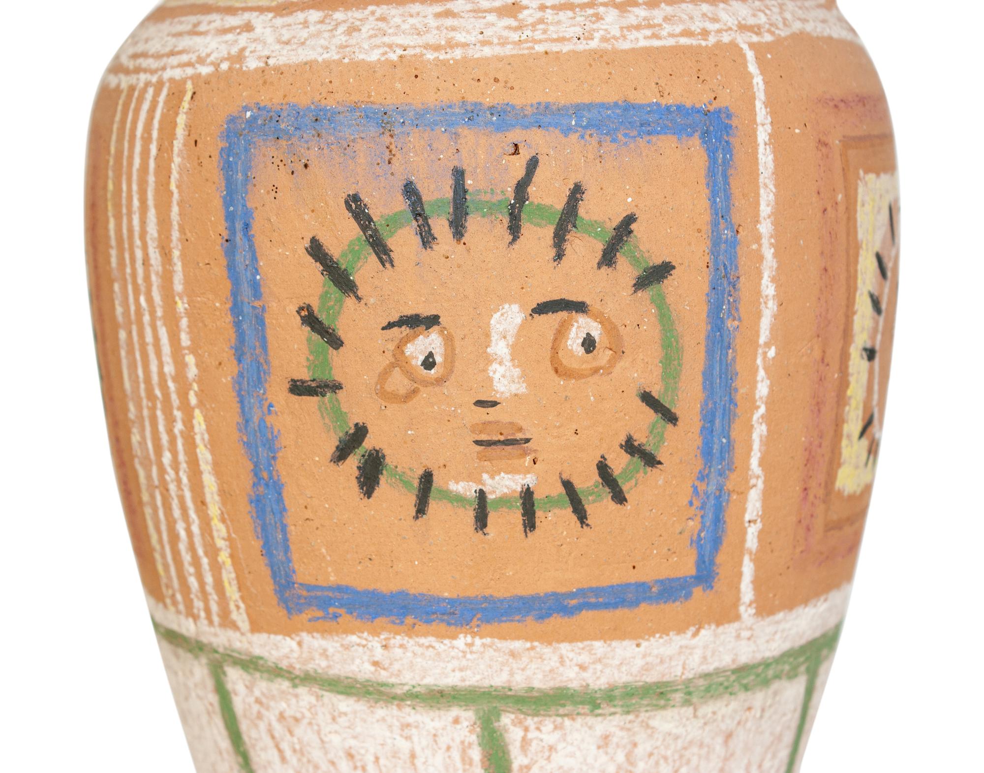 Vase au décor pastel (A.R. 190)