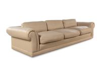 A Contemporary Leather Sofa