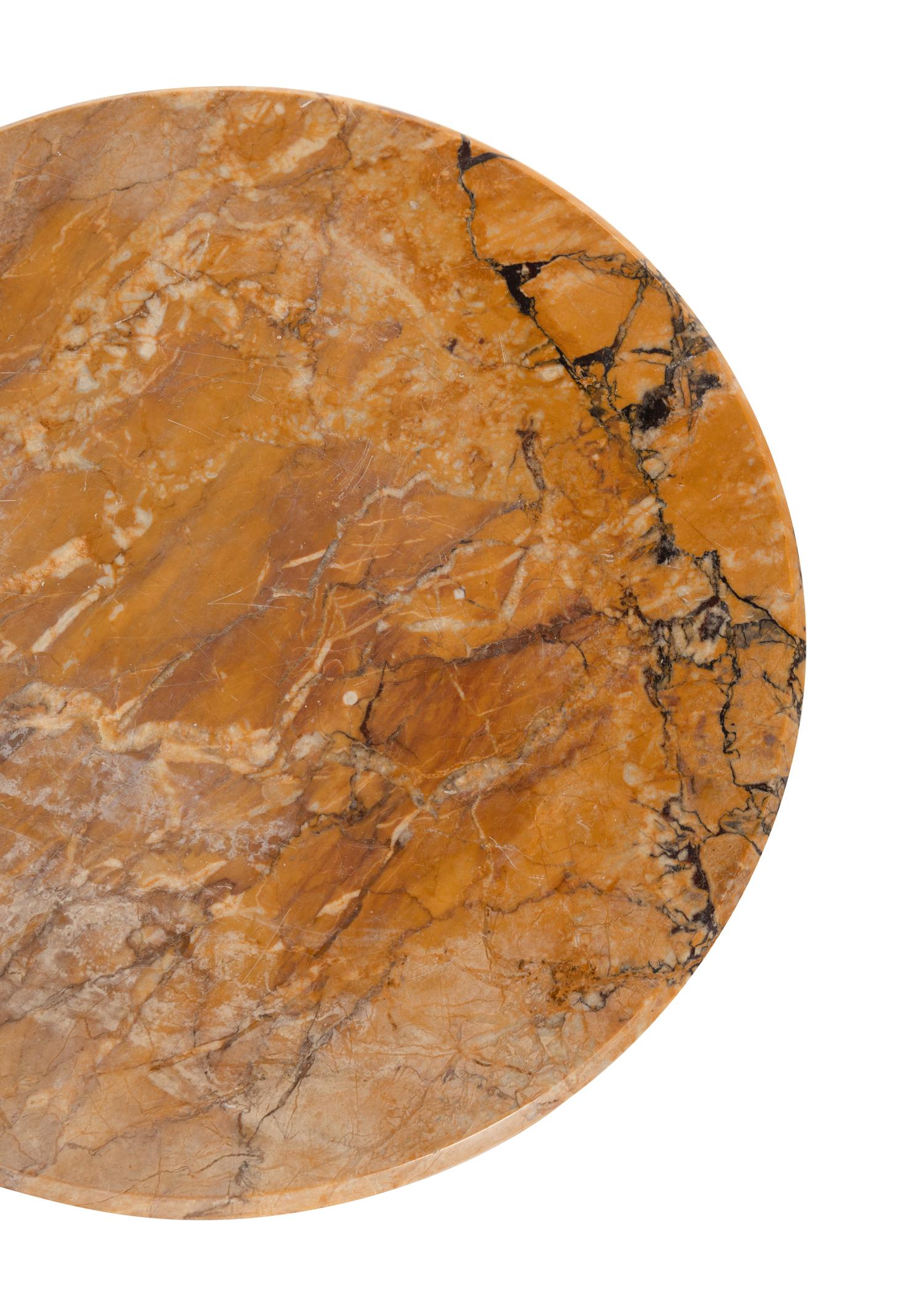 A Pair of Continental Marble Pedestals