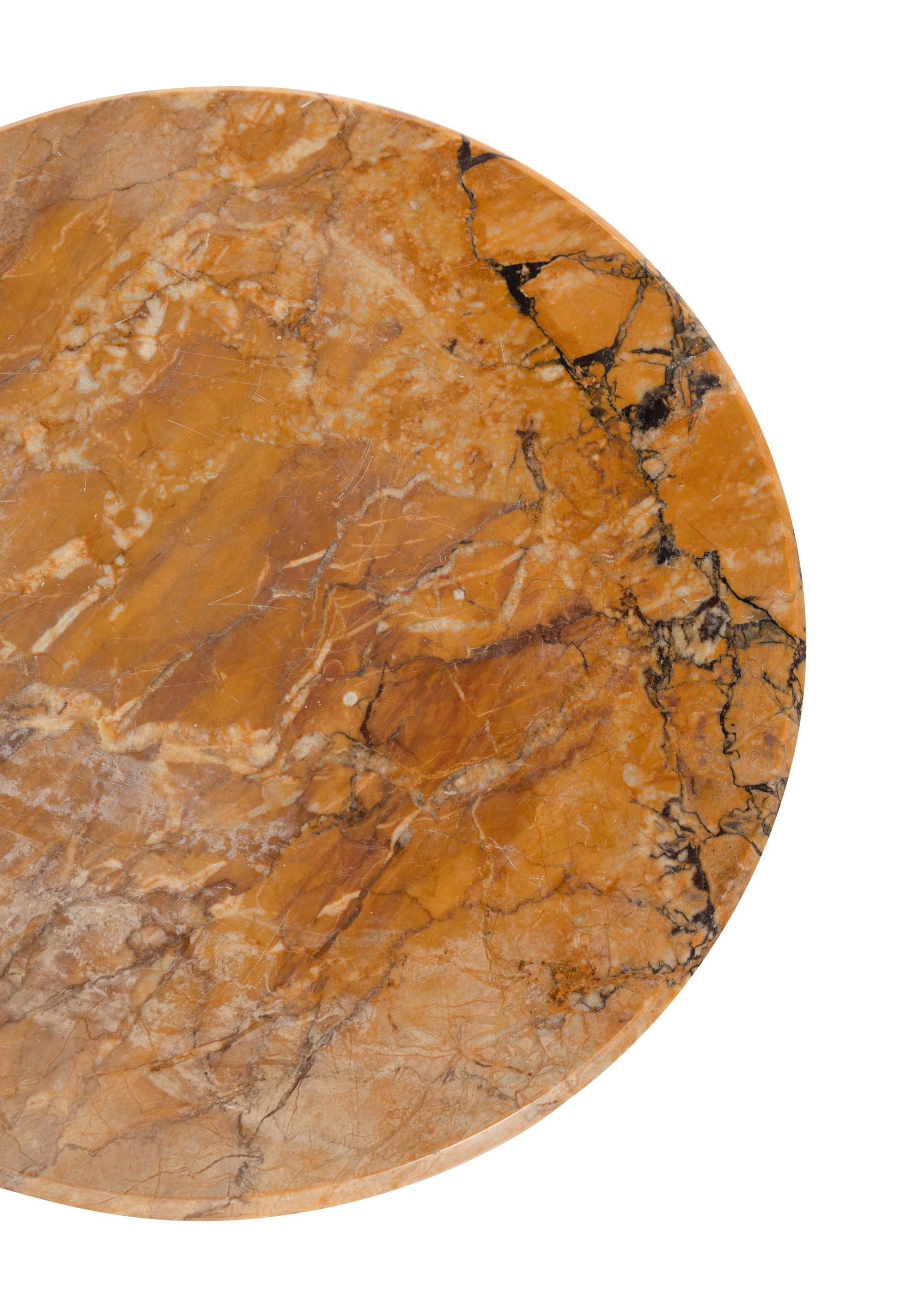 A Pair of Continental Marble Pedestals