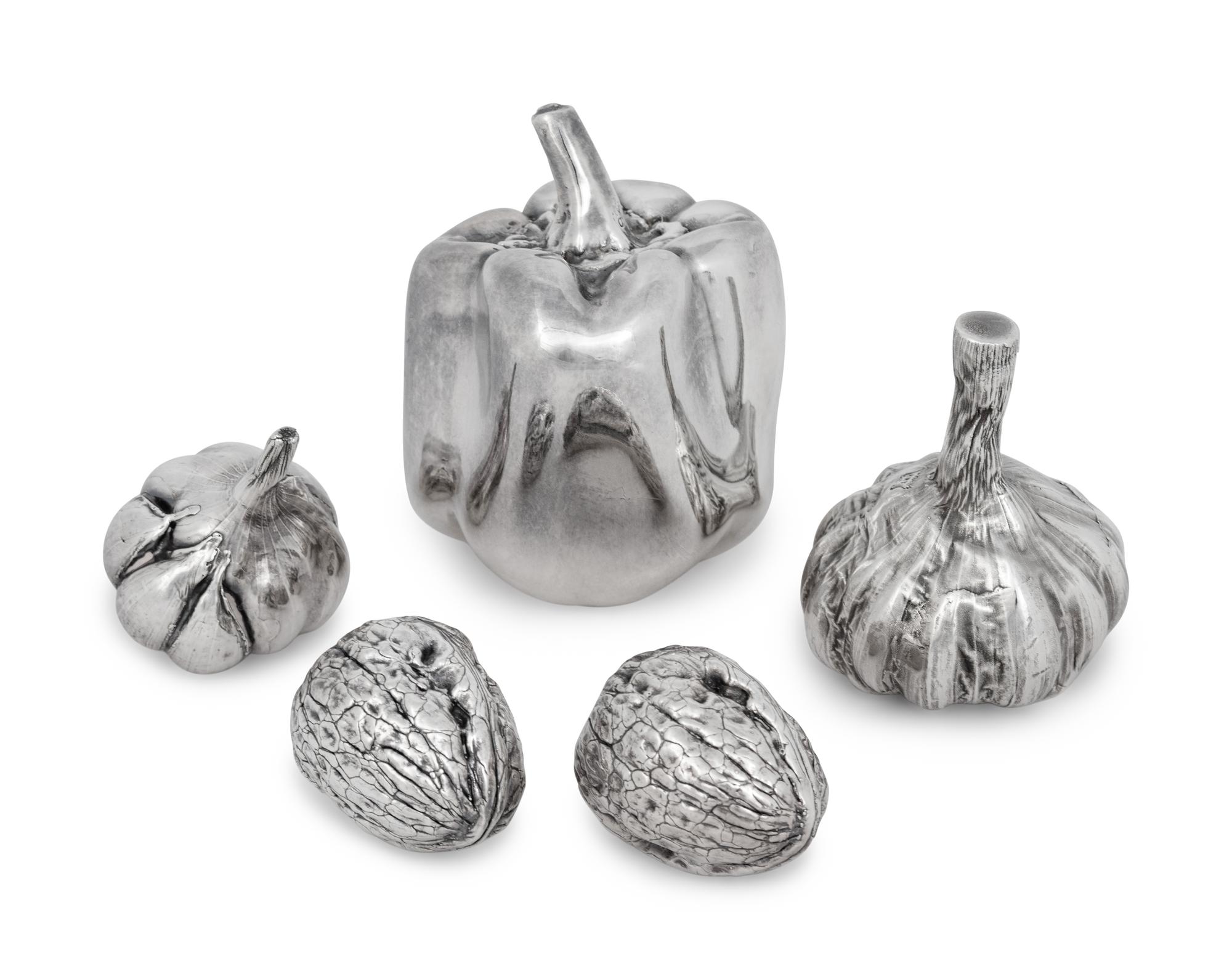 Five Silver Table Articles