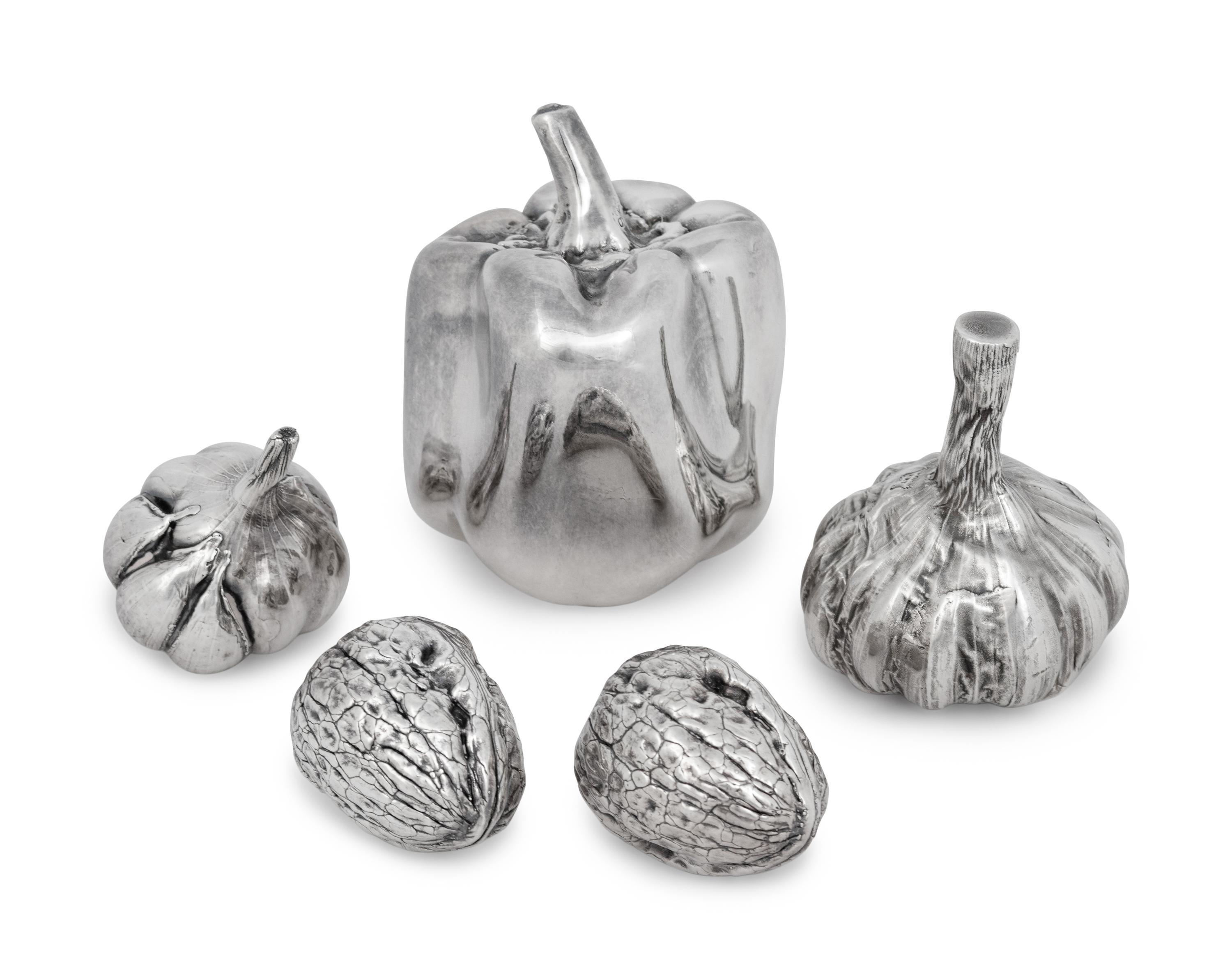 Five Silver Table Articles