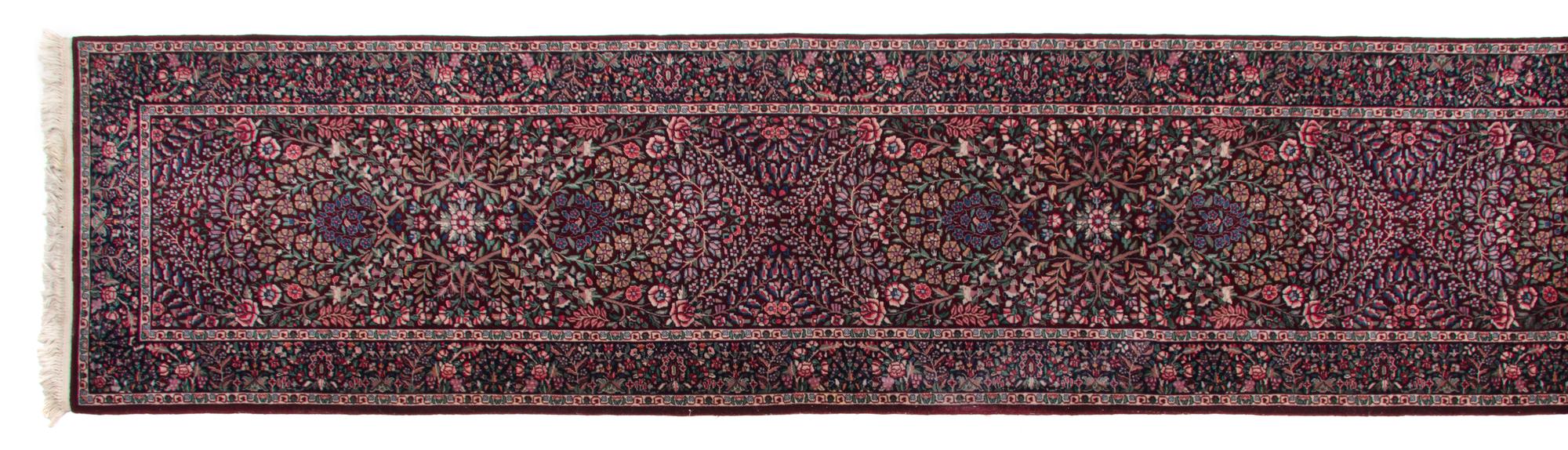 A Kermanshah Wool Runner 22 feet 3/4 inches x 2 feet 6 7/8 inches. — SECOND HALF 20TH CENTURY