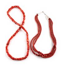 Southwestern-style Coral Necklaces
